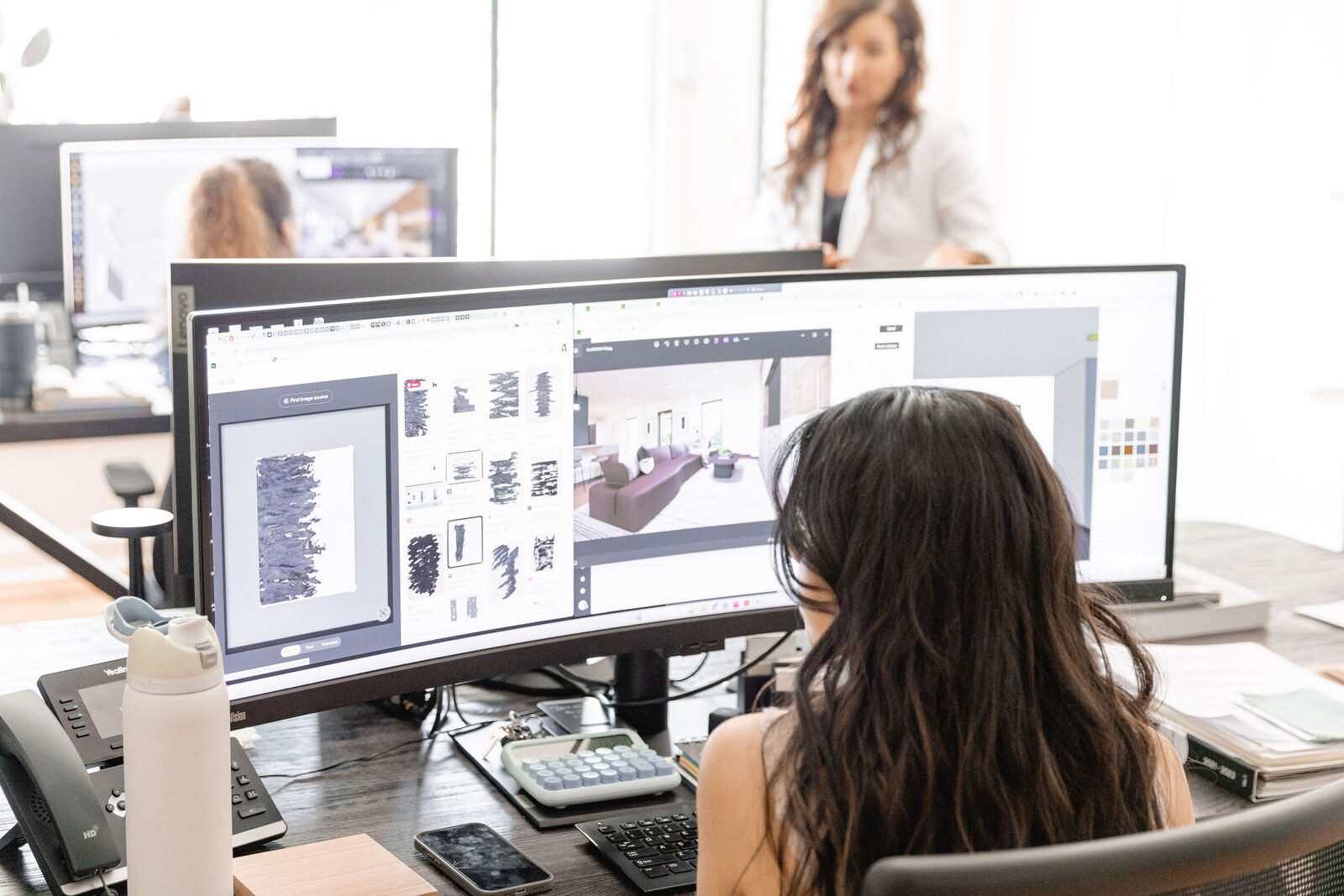 Little Black House design team in the studio